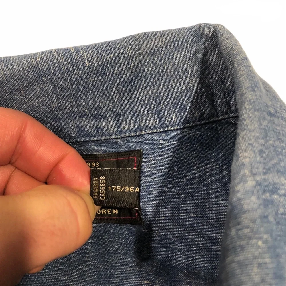 Ralph Lauren Double RRL Indigo Popover Workshirt M - Picture 13 of 13